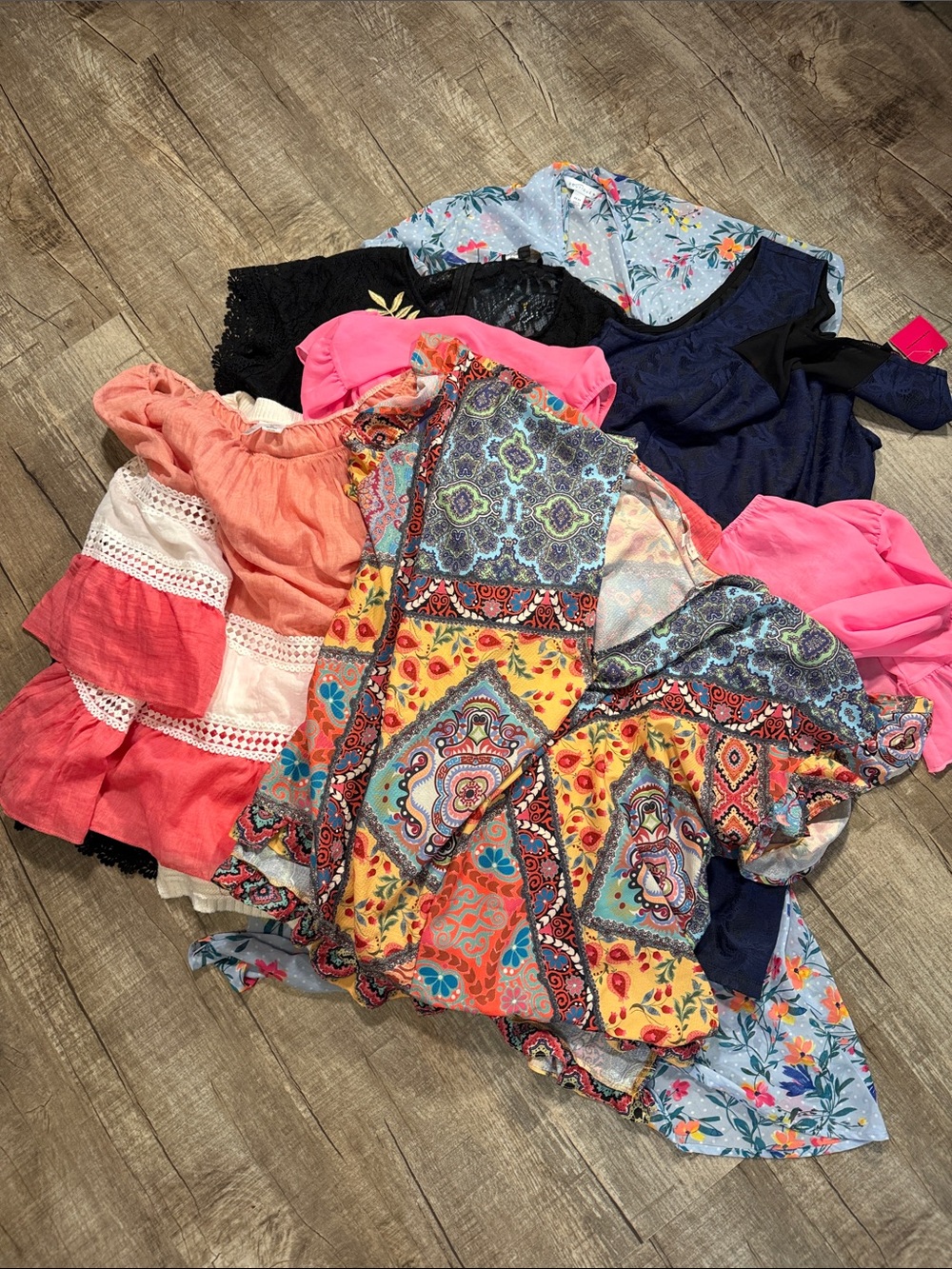 7pc mixed lot/bundle top dress kimono sweater size 2XL